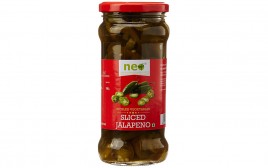 Neo Pickled Vegetables Sliced Jalapeno   Glass Jar  350 grams